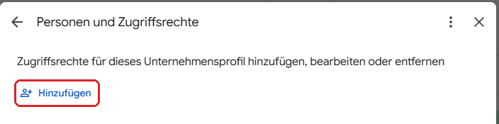 Schritt 3: Hinzufügen anklicken